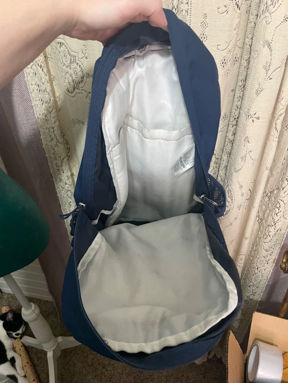 JanSport: Doubleton backpack in navy blue
